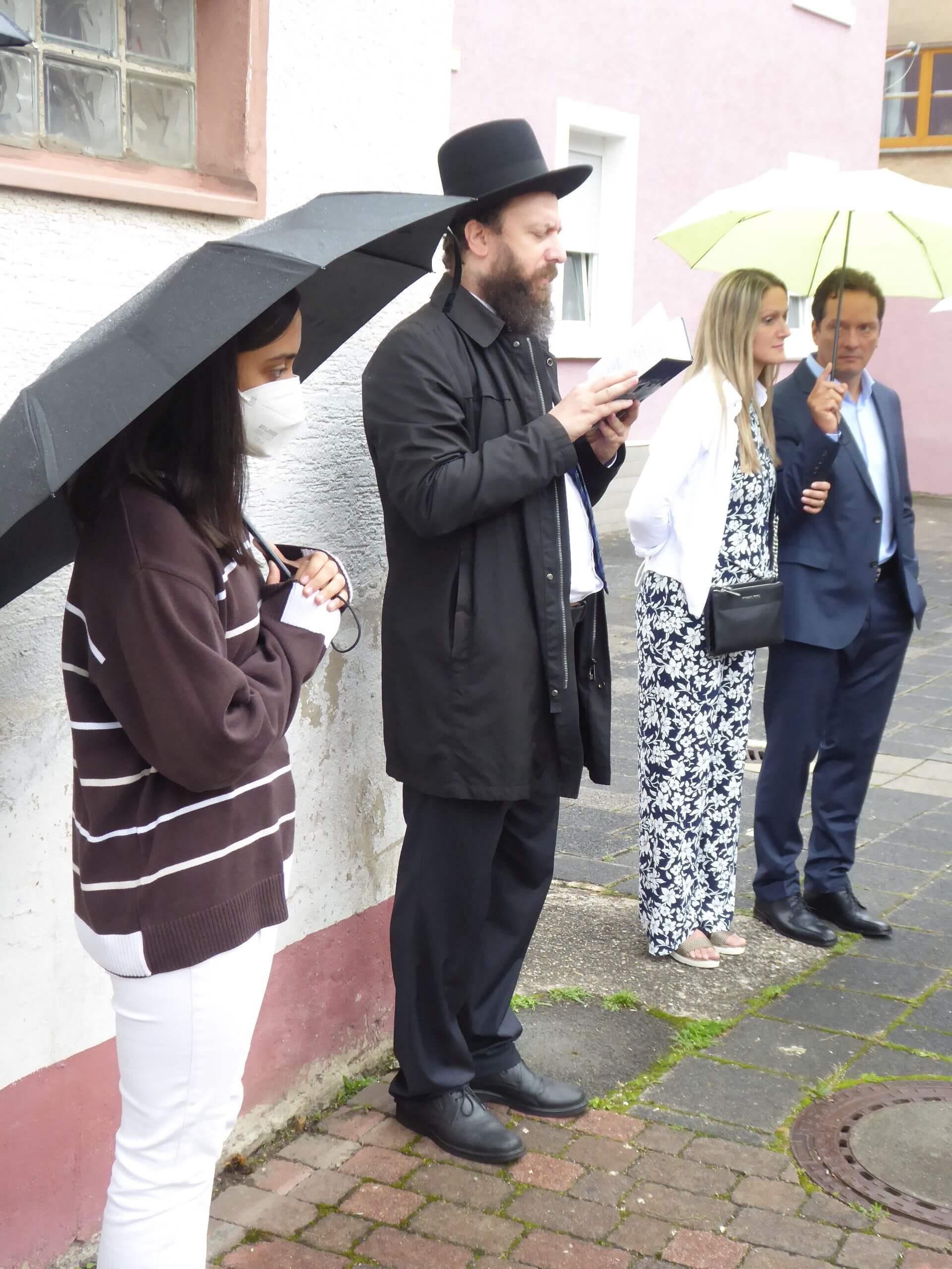 Stolpersteinverlegung Rabbiner Großberg